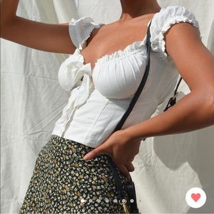 Princess Polly Peasant style crop top